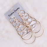 Hot Sale Fashion Bohemian Earrings Set For Women Round Geometric Drop Earring 2020 Pearl Earrings Set Female Fashion Jewelry