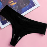 Hot Erotic Porno Thong Women Sexy Bikini G-String French Lace Fabric Panties Underwear Seamless Briefs Underpants Femme Lingerie