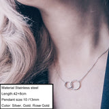 JUJIE Stainless Steel Choker Chain Necklaces For Women 2020 Classic Gold Layered Necklace Sets Jewelry Wholesale/Dropshipping