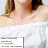 JUJIE Stainless Steel Choker Chain Necklaces For Women 2020 Classic Gold Layered Necklace Sets Jewelry Wholesale/Dropshipping