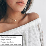 JUJIE Stainless Steel Choker Chain Necklaces For Women 2020 Classic Gold Layered Necklace Sets Jewelry Wholesale/Dropshipping