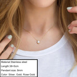 JUJIE Stainless Steel Choker Chain Necklaces For Women 2020 Classic Gold Layered Necklace Sets Jewelry Wholesale/Dropshipping
