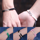 JUJIE Fashion Couple Bracelets For Women Charm Infinity Bracelets 2Pcs/Set Handmade Love Bracelet Jewelry Wholesale/Dropshipping