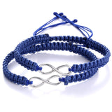 JUJIE Fashion Couple Bracelets For Women Charm Infinity Bracelets 2Pcs/Set Handmade Love Bracelet Jewelry Wholesale/Dropshipping