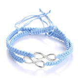 JUJIE Fashion Couple Bracelets For Women Charm Infinity Bracelets 2Pcs/Set Handmade Love Bracelet Jewelry Wholesale/Dropshipping