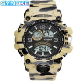 SYNOKE New Products Cross Border WISH Hot Selling Men Sports Electronic Watch Multi-functional Outdoor Big Screen Men Sports Tab