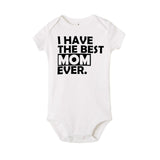 If Mom Says No My Aunt Will Say Yes Funny Newborn Baby Romper Infant Short Sleeve Baby Girl Boy New Born Clothes 0-24M