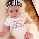 If Mom Says No My Aunt Will Say Yes Funny Newborn Baby Romper Infant Short Sleeve Baby Girl Boy New Born Clothes 0-24M