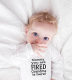 If Mom Says No My Aunt Will Say Yes Funny Newborn Baby Romper Infant Short Sleeve Baby Girl Boy New Born Clothes 0-24M