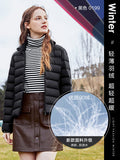 SEMIR 2020 Winter Down Jacket Women Short Jackets New 90 Down Hooded Warm Slim Winter Coat for Female Casual Tops winter jacket