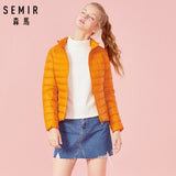 SEMIR 2020 Winter Down Jacket Women Short Jackets New 90 Down Hooded Warm Slim Winter Coat for Female Casual Tops winter jacket