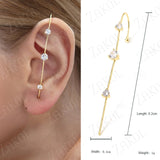 ZAKOL New Hot Cubic Zirconia Crystal Stud Earrings Accessories for Women Girl Wedding Party Dinner Dress Jewelry FSEP3047