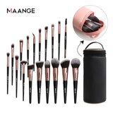 MAANGE Makeup brushes set professional with Natural Hair Foundation Powder Eyeshadow Make up Brush Blush 6pcs-20pcs