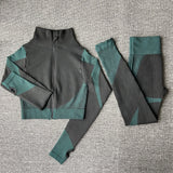 Women Yoga Set Gym Set Yoga Bra Suits Gym Clothing Sport Fitness Suit Running Clothes Yoga Top Leggings Women Seamless Gym Suit
