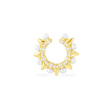 Punk Rock Gold Color Clip Earrings No Piercing Trendy Link Chain Earcuffs Statement Cartilage Earrings for Women Party Jewelry