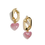 Punk Rock Gold Color Clip Earrings No Piercing Trendy Link Chain Earcuffs Statement Cartilage Earrings for Women Party Jewelry