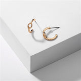 Punk Rock Gold Color Clip Earrings No Piercing Trendy Link Chain Earcuffs Statement Cartilage Earrings for Women Party Jewelry