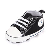 New  Baby Canvas Sneaker For Newborn Sport Shoes For Baby Boys Girls Infant Toddler Soft Bottom Anti-slip First Walkers 0-18 M