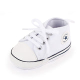 New  Baby Canvas Sneaker For Newborn Sport Shoes For Baby Boys Girls Infant Toddler Soft Bottom Anti-slip First Walkers 0-18 M