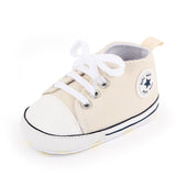 New  Baby Canvas Sneaker For Newborn Sport Shoes For Baby Boys Girls Infant Toddler Soft Bottom Anti-slip First Walkers 0-18 M