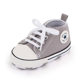 New  Baby Canvas Sneaker For Newborn Sport Shoes For Baby Boys Girls Infant Toddler Soft Bottom Anti-slip First Walkers 0-18 M