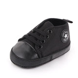 New  Baby Canvas Sneaker For Newborn Sport Shoes For Baby Boys Girls Infant Toddler Soft Bottom Anti-slip First Walkers 0-18 M