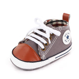 New  Baby Canvas Sneaker For Newborn Sport Shoes For Baby Boys Girls Infant Toddler Soft Bottom Anti-slip First Walkers 0-18 M