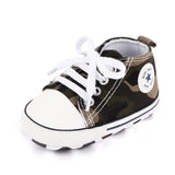 New  Baby Canvas Sneaker For Newborn Sport Shoes For Baby Boys Girls Infant Toddler Soft Bottom Anti-slip First Walkers 0-18 M