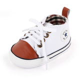 New  Baby Canvas Sneaker For Newborn Sport Shoes For Baby Boys Girls Infant Toddler Soft Bottom Anti-slip First Walkers 0-18 M
