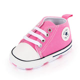 New  Baby Canvas Sneaker For Newborn Sport Shoes For Baby Boys Girls Infant Toddler Soft Bottom Anti-slip First Walkers 0-18 M