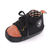 New  Baby Canvas Sneaker For Newborn Sport Shoes For Baby Boys Girls Infant Toddler Soft Bottom Anti-slip First Walkers 0-18 M
