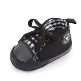 New  Baby Canvas Sneaker For Newborn Sport Shoes For Baby Boys Girls Infant Toddler Soft Bottom Anti-slip First Walkers 0-18 M