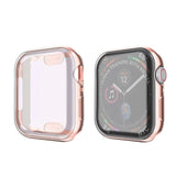 Watch Cover case For Apple Watch series 6 5 4 3 2 1 case 42mm 38m 40mm 44mm Slim TPU case Screen Protector for iWatch 6 5 4 44mm