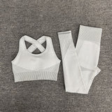 Seamless  Women Yoga Sets Female Sport Gym suits Wear Running Clothes women Fitness Sport Yoga Suit Long Sleeve yoga clothing