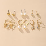 Hot Sale Fashion Bohemian Earrings Set For Women 2020 New Trendy Flower Round Geometric Earring Female Fashion Jewelry