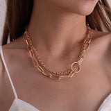 Vintage Bohemia Gold Coin letter Layered Chain Necklace For Women Shell Pearl Moon Long Choker Collar Pendant butterfly Necklace