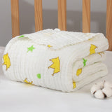 Baby Blankets Newborn Blanket Swaddle Blanket Baby Blanket Gauze Muslin Swaddle Cotton Fabric 6 Layer Dropshipping
