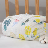 Baby Blankets Newborn Blanket Swaddle Blanket Baby Blanket Gauze Muslin Swaddle Cotton Fabric 6 Layer Dropshipping