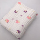 Baby Blankets Newborn Blanket Swaddle Blanket Baby Blanket Gauze Muslin Swaddle Cotton Fabric 6 Layer Dropshipping