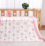 Baby Blankets Newborn Blanket Swaddle Blanket Baby Blanket Gauze Muslin Swaddle Cotton Fabric 6 Layer Dropshipping