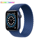 New Nylon Elastic Strap for Apple Watch 6 Se Band for IWatch Serie 5 4 3 Belt Bracelet Braided Solo Loop 38mm 40mm 42mm 44mm