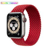New Nylon Elastic Strap for Apple Watch 6 Se Band for IWatch Serie 5 4 3 Belt Bracelet Braided Solo Loop 38mm 40mm 42mm 44mm