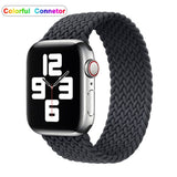 New Nylon Elastic Strap for Apple Watch 6 Se Band for IWatch Serie 5 4 3 Belt Bracelet Braided Solo Loop 38mm 40mm 42mm 44mm