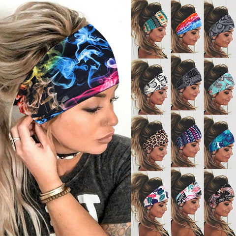 Tie Cycling Yoga Sport Sweat  Women Sweatband For Men Women Yoga Hair Bands Head Sweat Bands Sports Safety