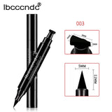 Waterproof Double Head Black Wing Shape Eyeliner Seal Eyeliner Stamp Sello Delineador Cosmetic Makeup Tool Eyes Liner Maquiagem