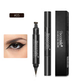 Waterproof Double Head Black Wing Shape Eyeliner Seal Eyeliner Stamp Sello Delineador Cosmetic Makeup Tool Eyes Liner Maquiagem