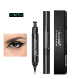 Waterproof Double Head Black Wing Shape Eyeliner Seal Eyeliner Stamp Sello Delineador Cosmetic Makeup Tool Eyes Liner Maquiagem