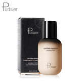 Pudaier Matte Makeup Foundation Cream for Face Professional Concealing Make up Tonal Base High Coverage Liquid long-lasting