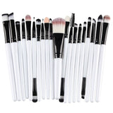 ROMANTIC BEAR Premium makeup brushes set 20 kits soft nylon hair for eye shadow eyebrow cosmetics brush kits 100sets/lot DHL