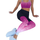 Women  Sports Yoga Set Siamese High Waist Hips Trousers Halter Top  Bandage Yoga Jumpsuit Fitness Tracksuit